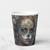 Catrina Azul Papieren Bekers (Voorkant)