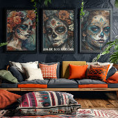 Catrina Azul Perfect Poster