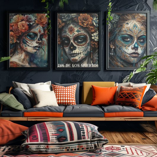 Catrina Azul Perfect Poster