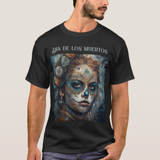 Catrina Azul T-shirt (Voorkant)