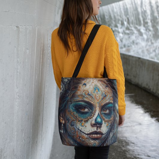 Catrina Azul Tote Bag