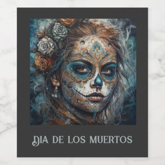 Catrina Azul Wijn Etiket (Enkel label)