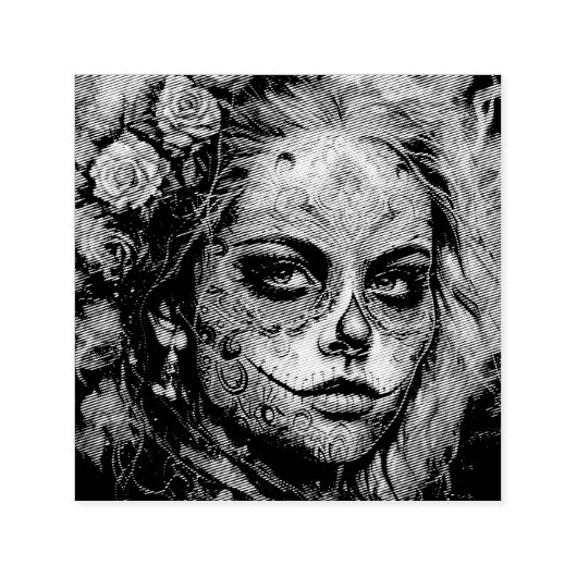 Catrina Azul Zelfinktende Stempel (Design)