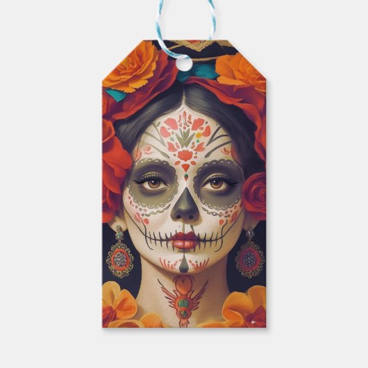 Catrina Dag van de Doden 1 Cadeaulabel (Voorkant)