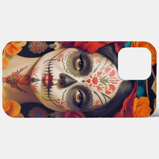 Catrina Dag van de Doden 1 Case-Mate iPhone Case (Achterkant (horizontaal))