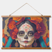 Catrina Dag van de Doden 1 Hangend Wandkleed (Voorkant)