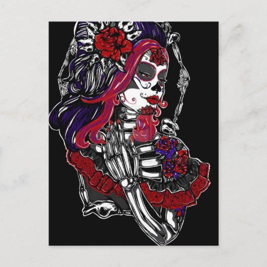 Catrina Dag van de dood Briefkaart (Voorkant)
