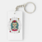 Catrina Día de Muertos Web Sleutelhanger (achterkant)