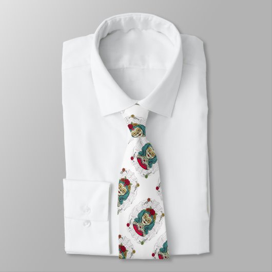 Catrina Día de Muertos Web Stropdas (Gebonden)