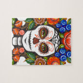 Catrina in bloemen legpuzzel (Horizontaal)