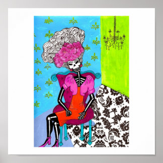 Catrina in roze poster
