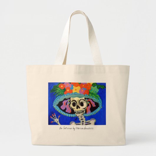 Catrina, La Catrina van Maria Sanchez Grote Tote Bag (Voorkant)
