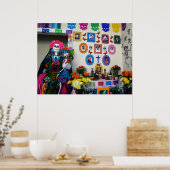 Catrina Moeder en Kind Ofrenda Poster (Keuken)