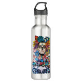 Catrina Multicolor Waterfles (Voorkant)