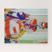 Catrina op een Donkey Jigzaag Puzzle Legpuzzel (Horizontaal)
