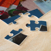 Catrina op een Donkey Jigzaag Puzzle Legpuzzel (Zijkant)