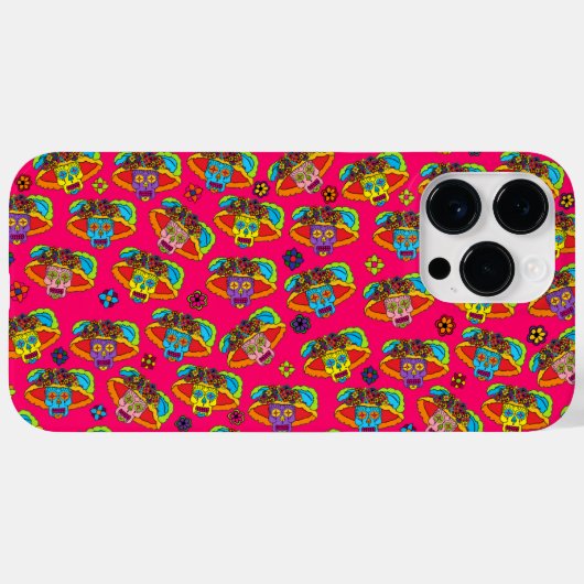 Catrina Sugar Skull Case-Mate iPhone Case (Achterkant (horizontaal))