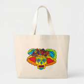 Catrina Sugar Skull Grote Tote Bag (Voorkant)