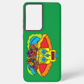 Catrina Sugar Skull Samsung Galaxy Hoesje (Achterkant)