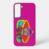Catrina Sugar Skull Samsung Galaxy Hoesje (Achterkant)