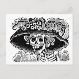 CatrinaBriefkaart van Calavera Briefkaart