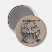 CatrionaIsCrazy round Magneet (Voorkant / Achterkant)