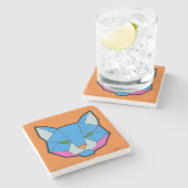 catrix laranja stenen onderzetter (Zijkant)