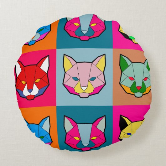 Catrix Rond Kussen (Achterkant)