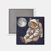 Catronaut Cat Astronaut Magneet (Voorkant / Achterkant)