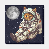 Catronaut Cat Astronaut Magneet (Voorkant)