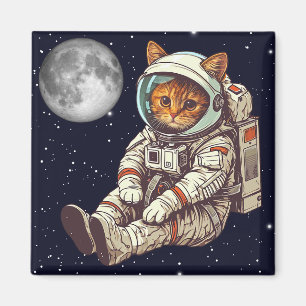 Catronaut Cat Astronaut Magneet