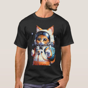 Catronaut Kat Astronaut ruimte kat 3 T-shirt