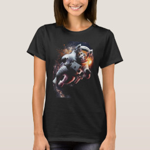 Catronaut Kat Astronaut ruimte kat 4 T-shirt