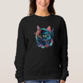 Catronaut Space Cat Galaxy Kitten Astronaut Space Trui (Voorkant)