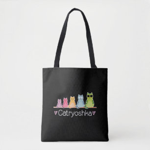 Catryoshka Cute Cats Matryoshka Russische nesten Tote Bag