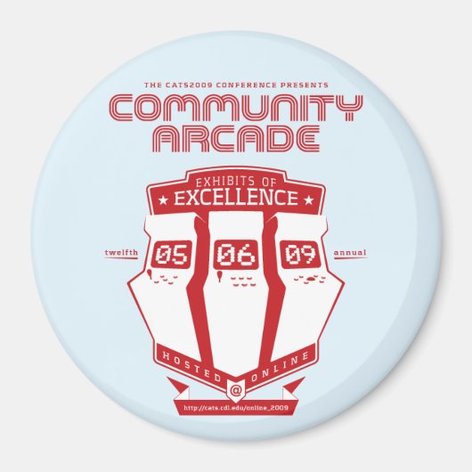 CATS2009 Conferentie/Ronde Magneet (Voorkant)