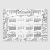 Cats 2026 Calendar Personalized Message or Name (Voorkant)