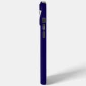 Cats 3 Foto's Collage Huisdieren Naam Navy Blue Case-Mate iPhone Case (Achterkant / Links)