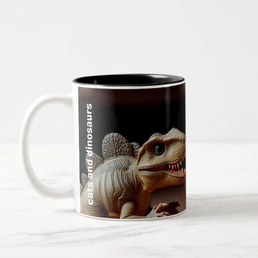 Cats-a-Tonic Cats en Dinosaurs Mok (Links)