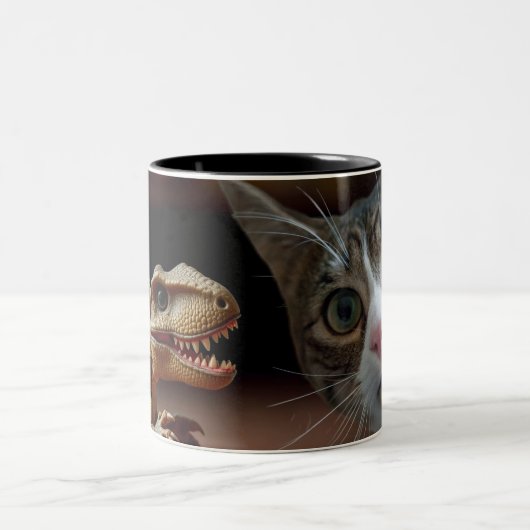 Cats-a-Tonic Cats en Dinosaurs Mok (Center)