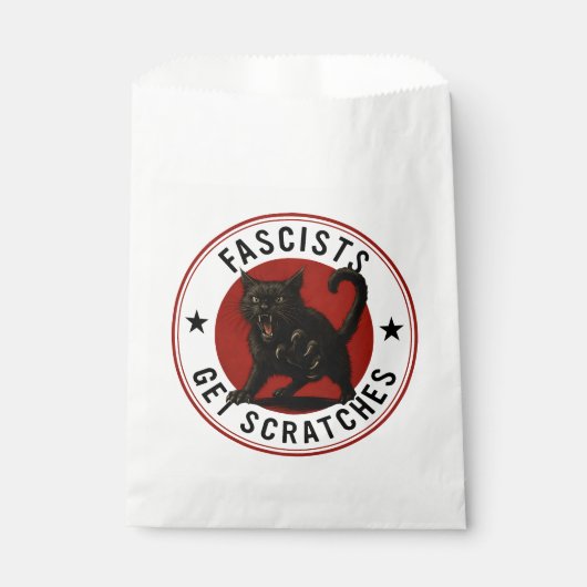 Cats Against Fascists Bedankzakje (Voorkant)