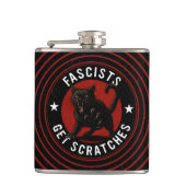 Cats Against Fascists Heupfles (Voorkant)