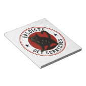 Cats Against Fascists Notitieblok (Schuin)