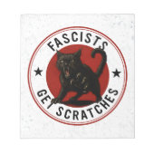 Cats Against Fascists Notitieblok (Voorkant)