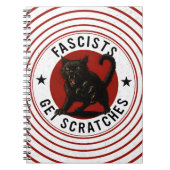 Cats Against Fascists Notitieboek (Voorkant)
