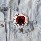 Cats Against Fascists Ronde Button 7,6 Cm (In situ)
