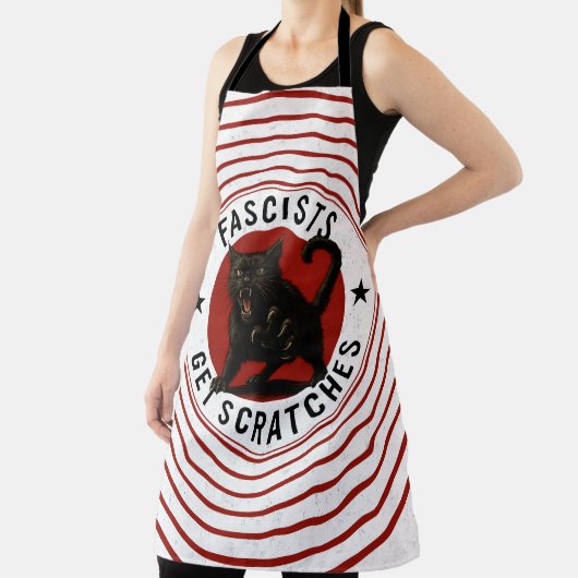 Cats Against Fascists Schort (Insitu)