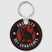 Cats Against Fascists Sleutelhanger (Voorkant)