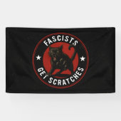 Cats Against Fascists Spandoek (Horizontaal)