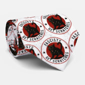 Cats Against Fascists Stropdas (Opgerold)